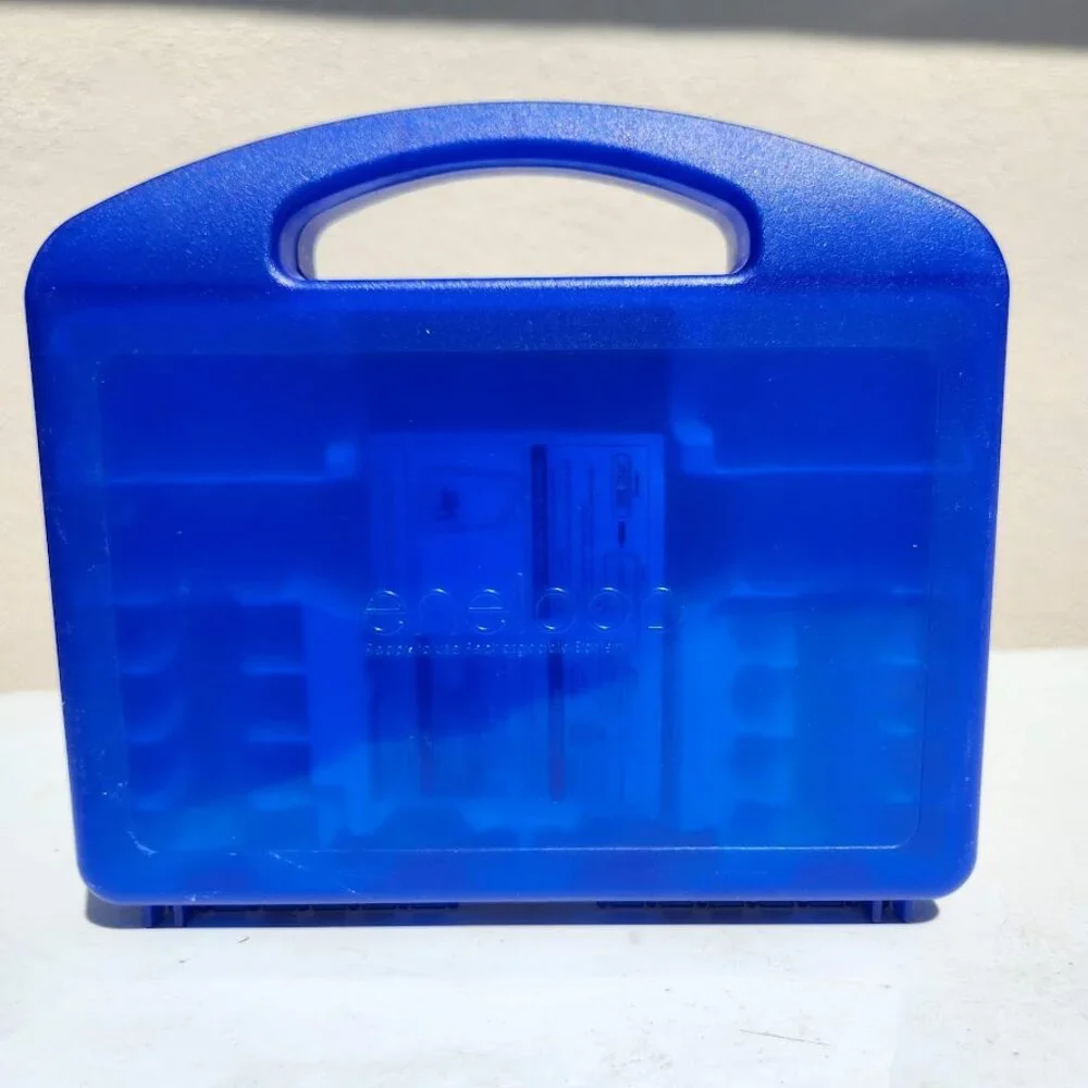 Sanyo Eneloop Battery and Charger Storage Case Batteries Organizer Hard Case Hol